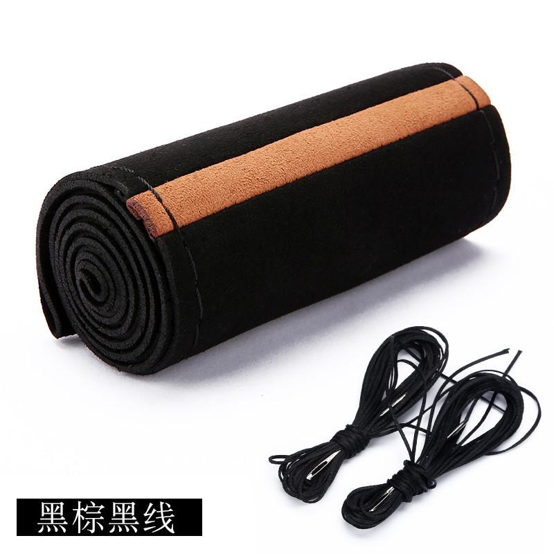 Чехол на руль автомобиля из искусственной замши, универсальный, 15 дюймов, аксессуары для автомобиля своими руками, мягкий, износостойкий чехол на руль