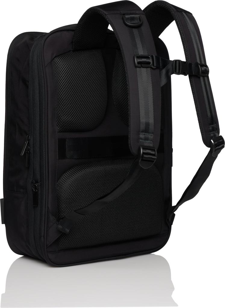 [IS Plus] монолитный деловой рюкзак, расширяемый 20-27 л с дождевым чехлом, плоский, открывающийся на 180 градусов, для хранения мобильных устройств и планшетов, многофункциональный, большой емкости