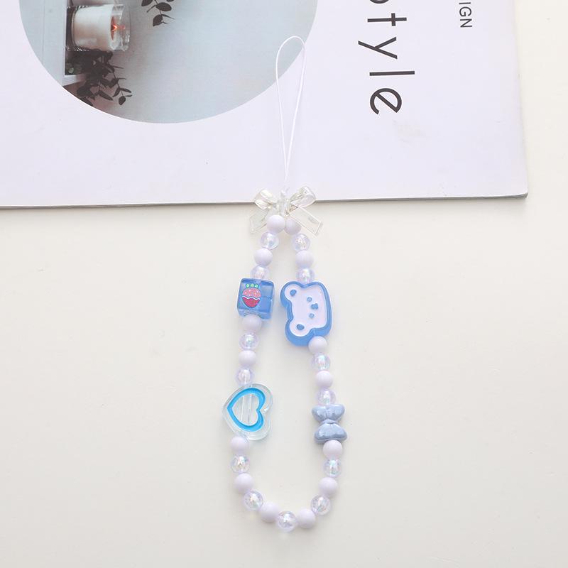 Красочный мультяшный чехол для телефона с ремешком и электропокрытием в квадратную клетку