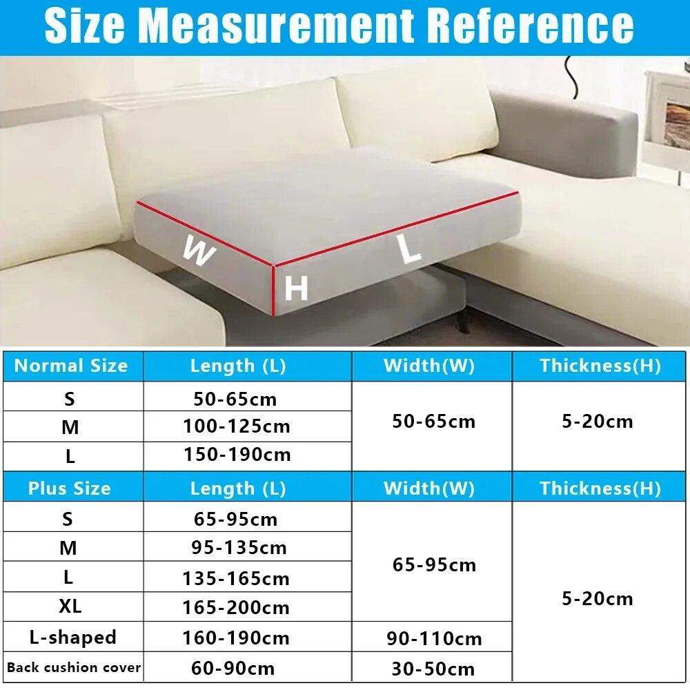 Жаккардовые толстые чехлы для диванов, однотонные чехлы для диванных подушек, эластичные защитные чехлы для мебели, чехлы для диванов в гостиной, съемные пылезащитные чехлы