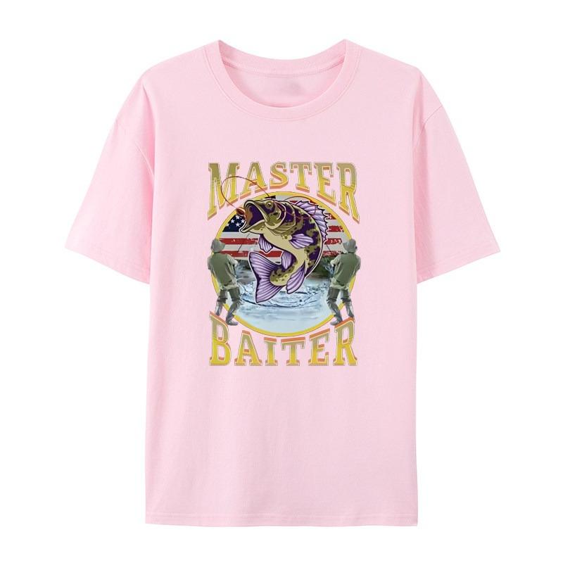 MASTER BAITER Fishing Casual TShirt Mens and Womens Luxury Brand Top