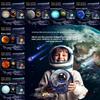 Археологическая игрушка «Планеты Солнечной системы» с раскопками драгоценных камней для детей, образовательный подарок