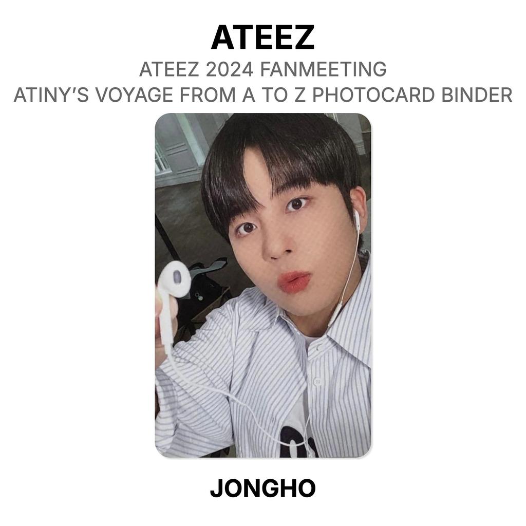 ATEEZ ATEEZ 2024 ФАН-ВСТРЕЧА ATINY’S VOYAGE FROM A TO Z БИНДЕР ДЛЯ ФОТОКАРТОЧЕК Официальная фотокарточка