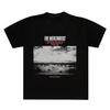 Мужская черная футболка The Menzingers Хлопок Полный размер Унисекс S-5XL Унисекс Футболка