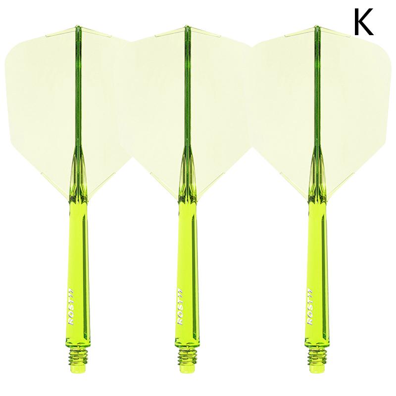 For Rost 77 Integrated Dart Shaft And Flight M Big Wing Shape 14Colors Durable Stiff Tightly Tip Darts Wings For Dartboard Game
