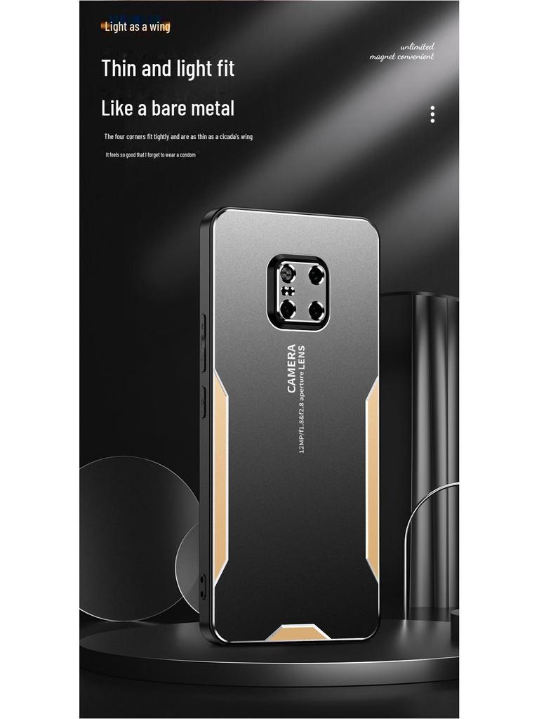 Металлический чехол для Huawei Mate 20 Pro: Защита от выпадения, комплексный, стильный дизайн для мужчин