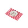 Набор посуды для пикника в масштабе 1/12 для кукольного домика: Игрушки для еды, Аксессуары из смолы, Подставка под горячее, Сетчатая ткань и Декоративные принадлежности.