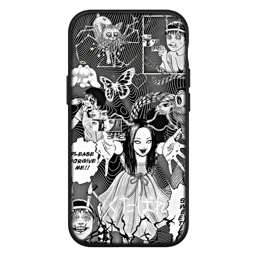 Чехол для iPhone 17 16 15 Xiaomi Poco Redmi Note 14 13 12 X Pro Max 9 16e Samsung Galaxy S25 S24 S23 OPPO Huawei Коллекция Tomie Junji Ito Чехол для телефона