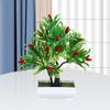 Plastic Artificial Fruit Plant Potted Realistic Orange Tree Bonsai Simulation Lemon Tree  Garden