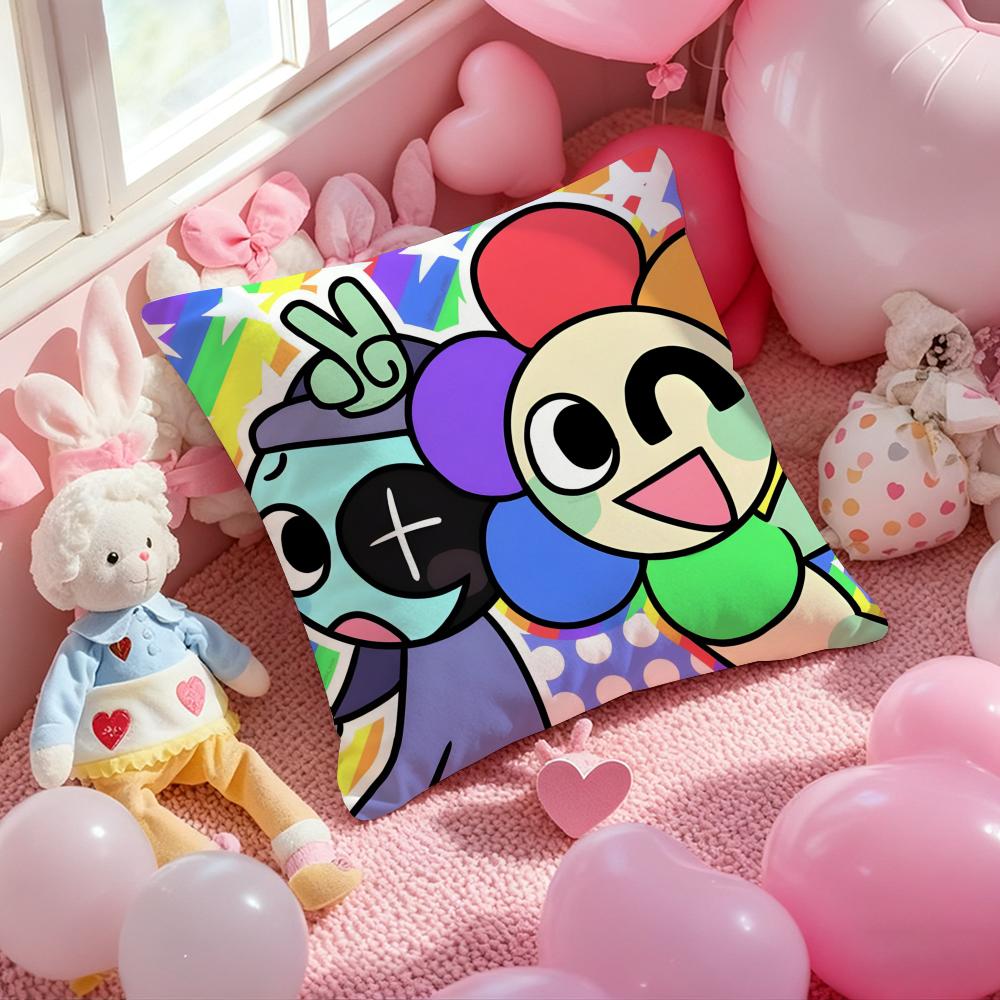 Игровой D-Dandys World Наволочка с принтом для подушки-сидушки для гостиной, дивана и декора спальни