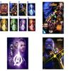 Роскошный плакат героя Marvel из шелковой ткани для декора спальни и кабинета