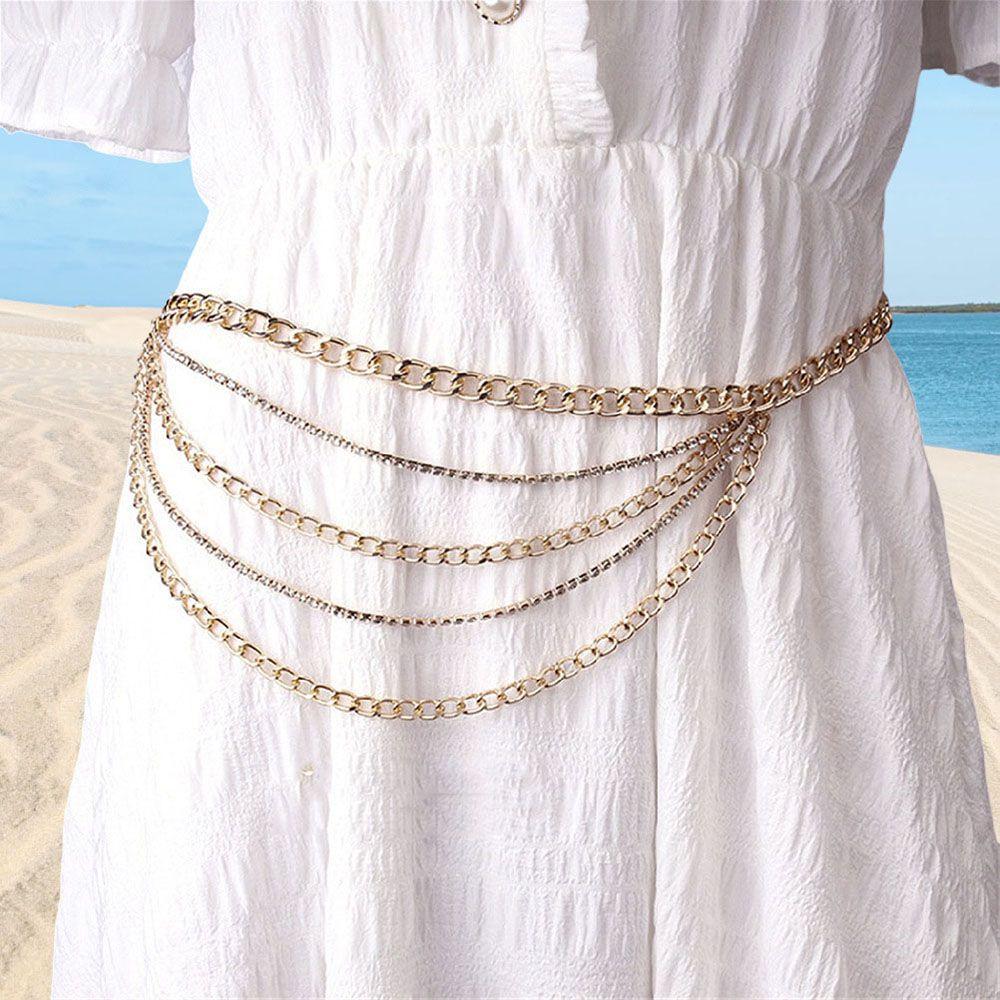 Chain  Female Belly Waist Chain Body Necklace Women Waist Chain Fashion Jewelry Belly Belt