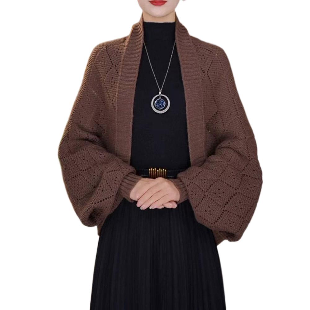 False Collar Knitted Shawl Outwear Shoulder Evening Prom Cape New Autumn Winter Scarf Party