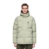 Li Ning Sports Lifestyle Series однотонная свободная короткая пуховая куртка унисекс верхняя одежда лайм AYMT065-5
