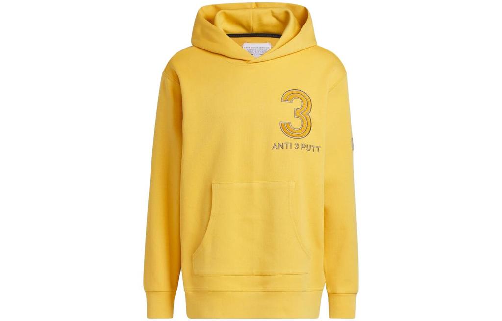 Adidas Sweatshirts Men's Yellow Hooded Moderate Regular HZ3235