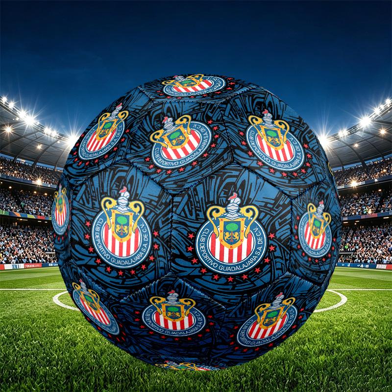 Футбольный мяч Club Deportivo Guadalajara, размер 5, из износостойкого ПУ, для матчей, тренировок и ежедневных занятий, подарок на день рождения для футбольных болельщиков