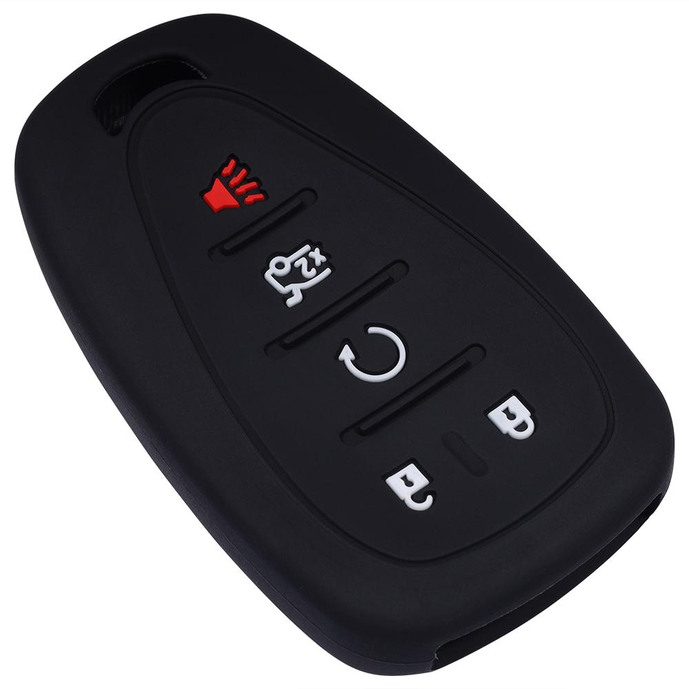 Чехол для ключа автомобиля Подходит для Chevy Traverse Cruze Chevrolet Equinox Malibu 4/5 кнопок Silverado