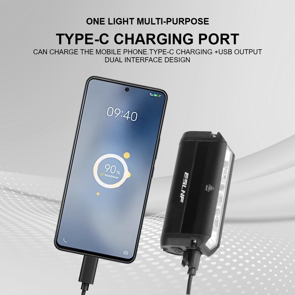 Универсальный светодиодный налобный фонарь 5 режимов Портативные фонари для горного велосипеда Фонари для горного велосипеда Лампы-прожекторы Водонепроницаемые перезаряжаемые велосипедные фары