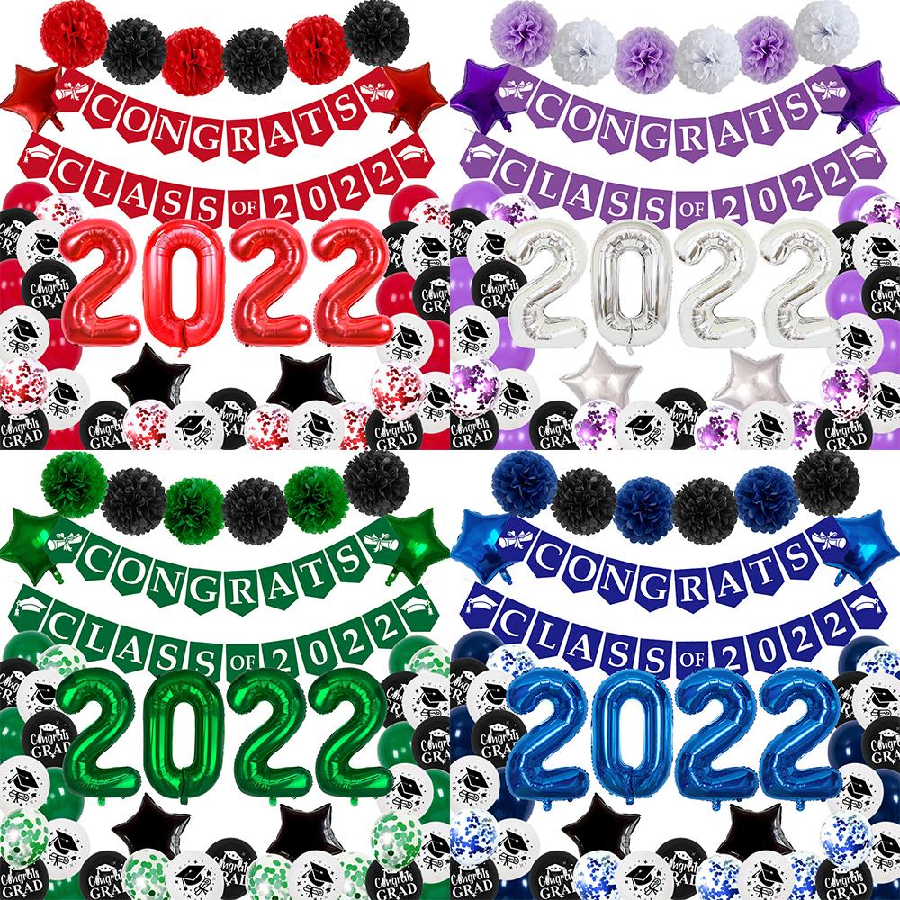 Congrats Class Of 2024 Party Supply Graduation Themed Party Decoration