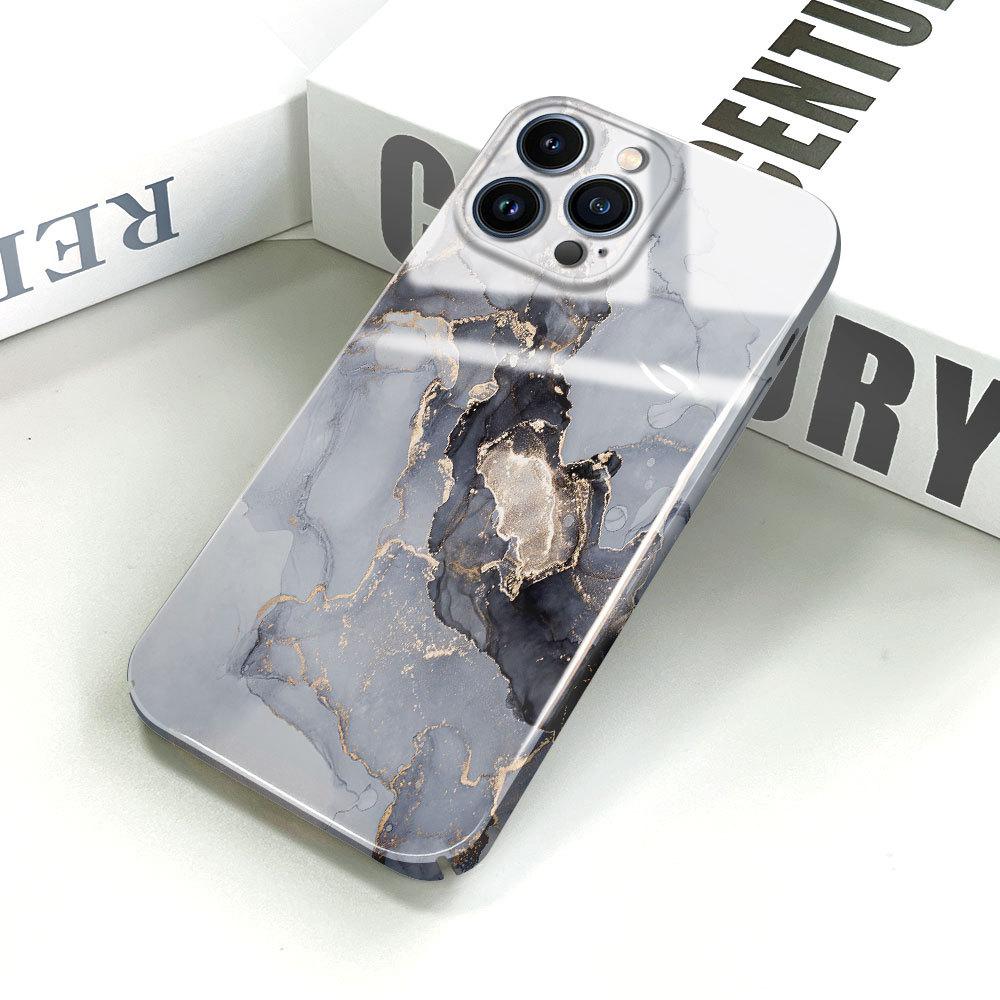 Модный стильный чехол для телефона Feilin с мраморным узором для iPhone 14 13 Mini 12 Pro Max 7 8 SE XR, противоударный ультратонкий твердый чехол