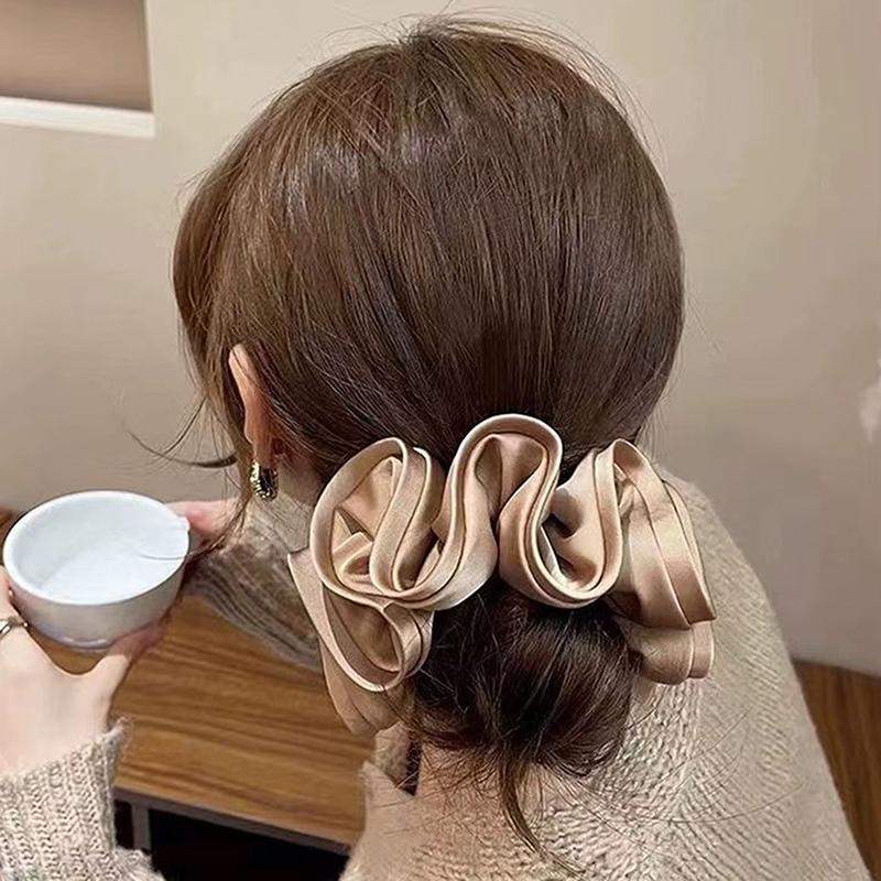 Ретро элегантный французский резинка для волос темперамент конский хвост резинки для женщин девочек простые универсальные аксессуары для волос подарки