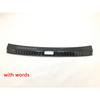 Stainless Steel Trunk Inner Guard For Volkswagen VW Passat 2019 2020 2021 2022 2023 Rear Bumper Trim Car Accessories Stick Cover