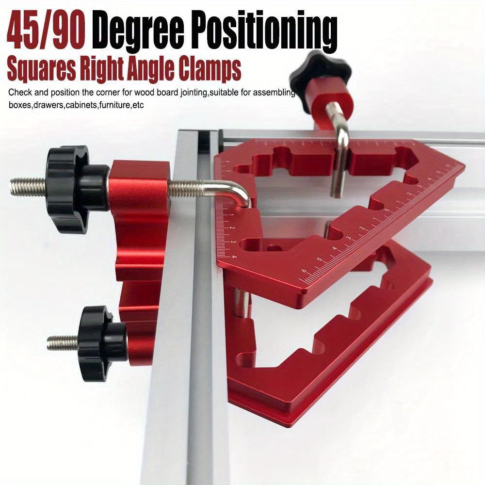 Triangular Fixed Clamp Woodworking Right Angle Ruler 90° Positioning Block Right Angle Clamp Ruler Woodworking Tools