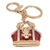 Women Keychain Diamante Handbag Personalised Keyrings for Women Girls Car Key Ring Crafts BagsRed