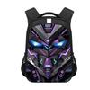 Cyberpunk Student Backpack Large Capacity Portable Storage School Bag Lightweight Casual Daypack