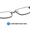 Ultralight Vision Care Anti Blue-ray Presbyopic Eyeglasses Far Sight Eyewear Reading Glasses