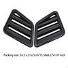2 Pieces Car Bonnet Vents Accessories Automotive Repair Parts Engine Hood Professional