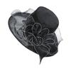 Women's Fashion Organza Church Fascinator Bridal Tea Party Wedding Hat