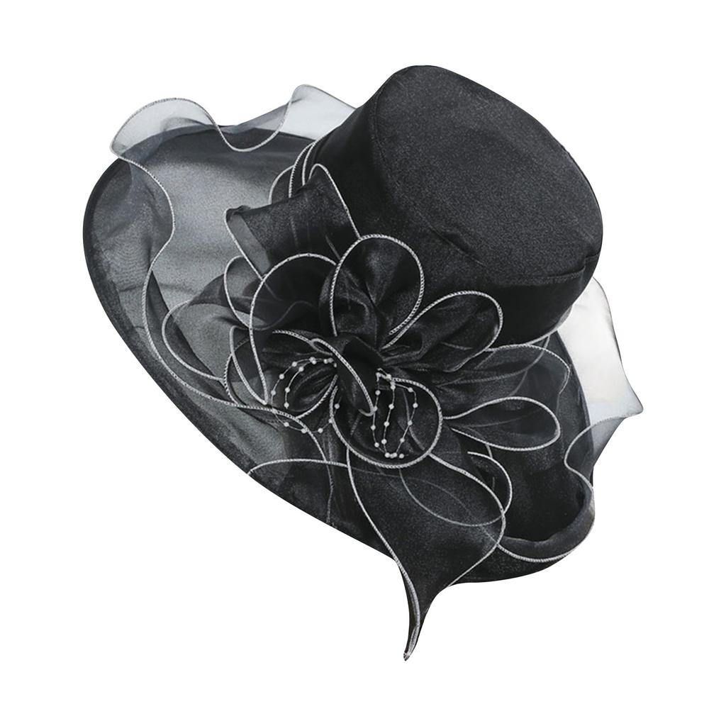 Women's Fashion Organza Church Fascinator Bridal Tea Party Wedding Hat