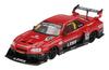 MINI GT Nissan Super Silhouette Skyline Готовая модель 1/64 LB-ER34 Красный/Черный (Правый руль) MGT00843-R