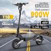 OOTD Электросамокат T10 Пиковая мощность 900 Вт Аккумулятор 48 В 13,5/18 Ач Светодиодный дисплей Электросамокат для взрослых 11-дюймовые Внедорожные шины EScooters