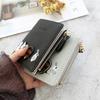 New Leather Wallet Women's Cartoon Cat Cute Fox Raccoon Short Wallets Girl's Credit Card Holder Hasp Zipper Coin Purse