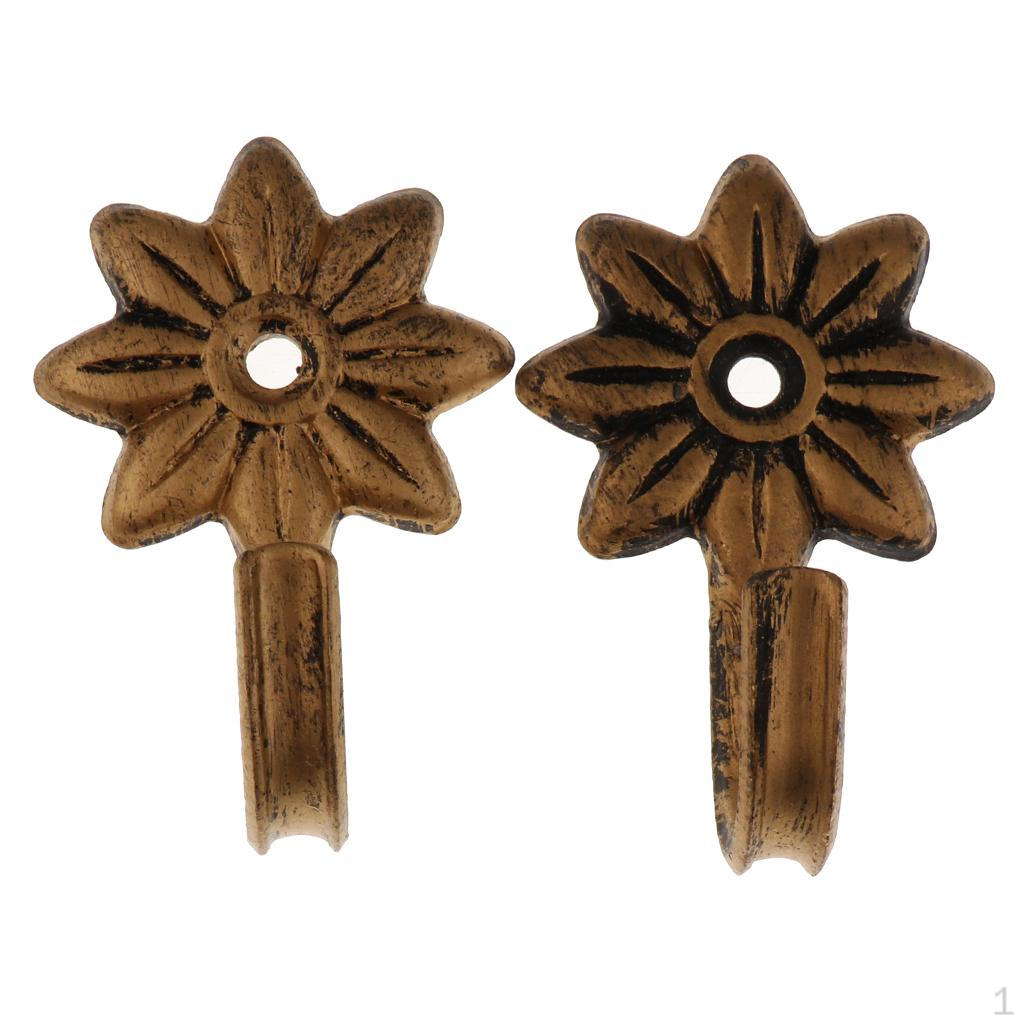 2 x Vintage Tieback Holdbacks Curtain Tie Back Hanger Window Treatment Hardware