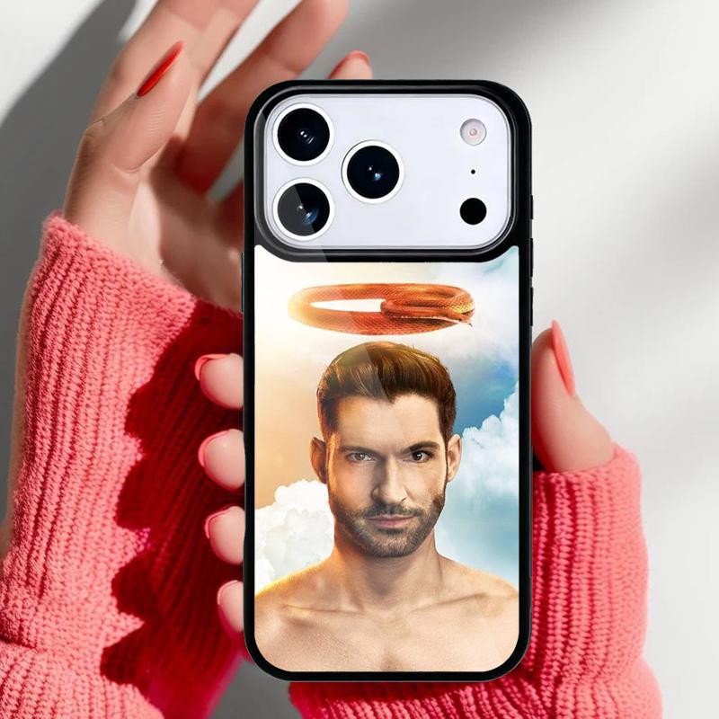 American TV Series Lucifer soft Phone Case for iPhone 17 16 15 14 13 Pro Max Back Cover for 12 11 Pro Coque