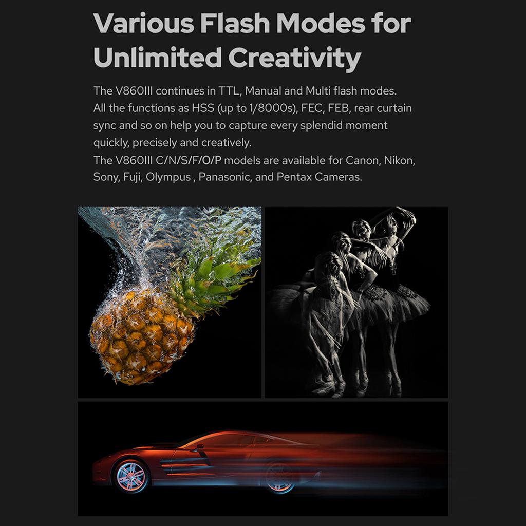 Godox V860III-O Беспроводной TTL передатчик/приемник вспышки Speedlite Ручная/автоматическая вспышка для камеры