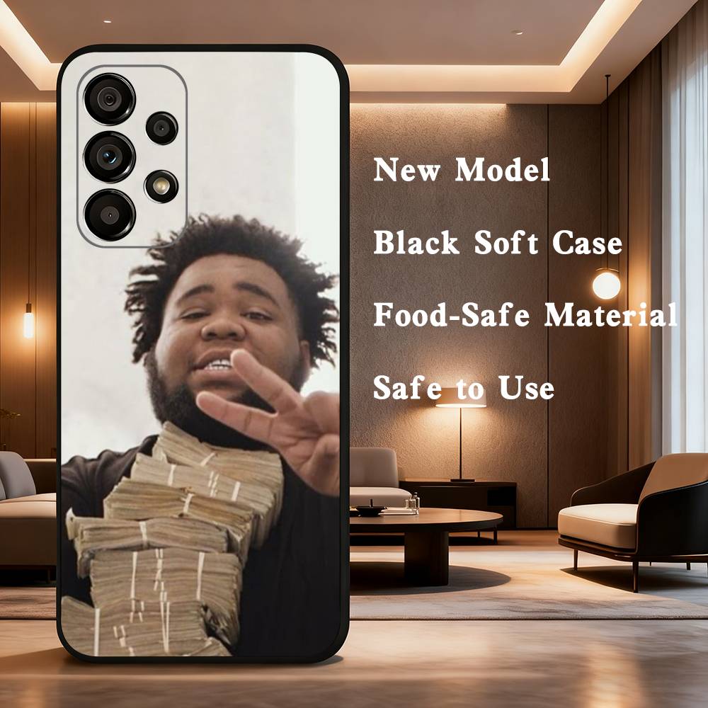 Чехол для телефона Singer R-Rod W-Wave Cool для Samsung Galaxy A73,31,8,9,53,32,72,41,J7,52,71,22,Note Мягкая черная силиконовая крышка