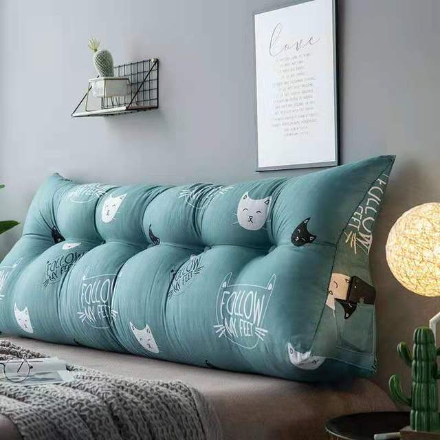 Современная прикроватная большая треугольная подушка, милая подушка для поддержки талии, подушка для спинки, мягкая диванная подушка, напольная подушка