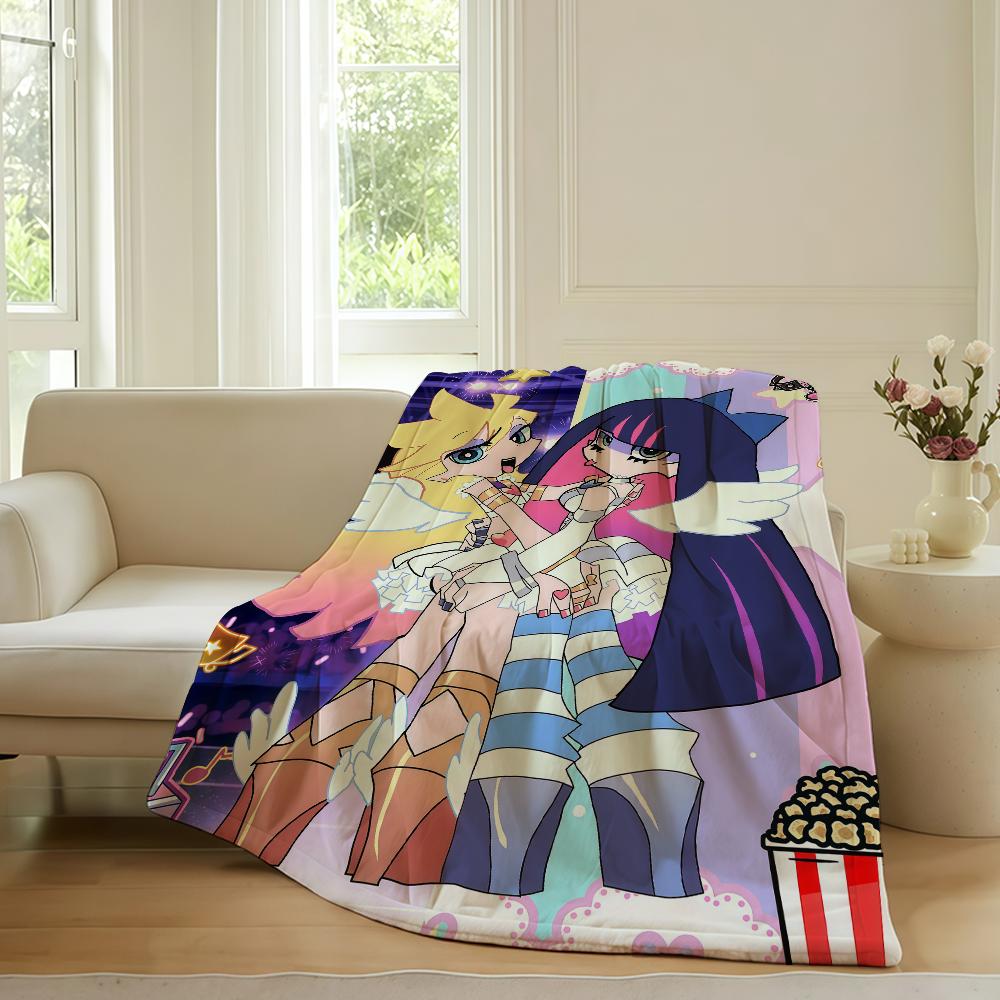 Panty & Stocking with Garterbelt Плед Для Дивана Офиса Кровати Самолета Путешествий Сна Чтения Отдыха Кемпинга Мягкий И Теплый