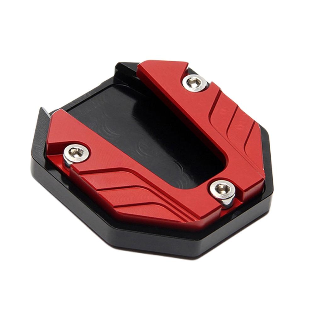 LF# Universal Enlarged Base Aluminium Alloy Kickstand Pad for Motorbike Scooter