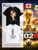 Футболка для болельщика Чемпионата мира по футболу 2026 - Унисекс, Хлопковый трикотаж