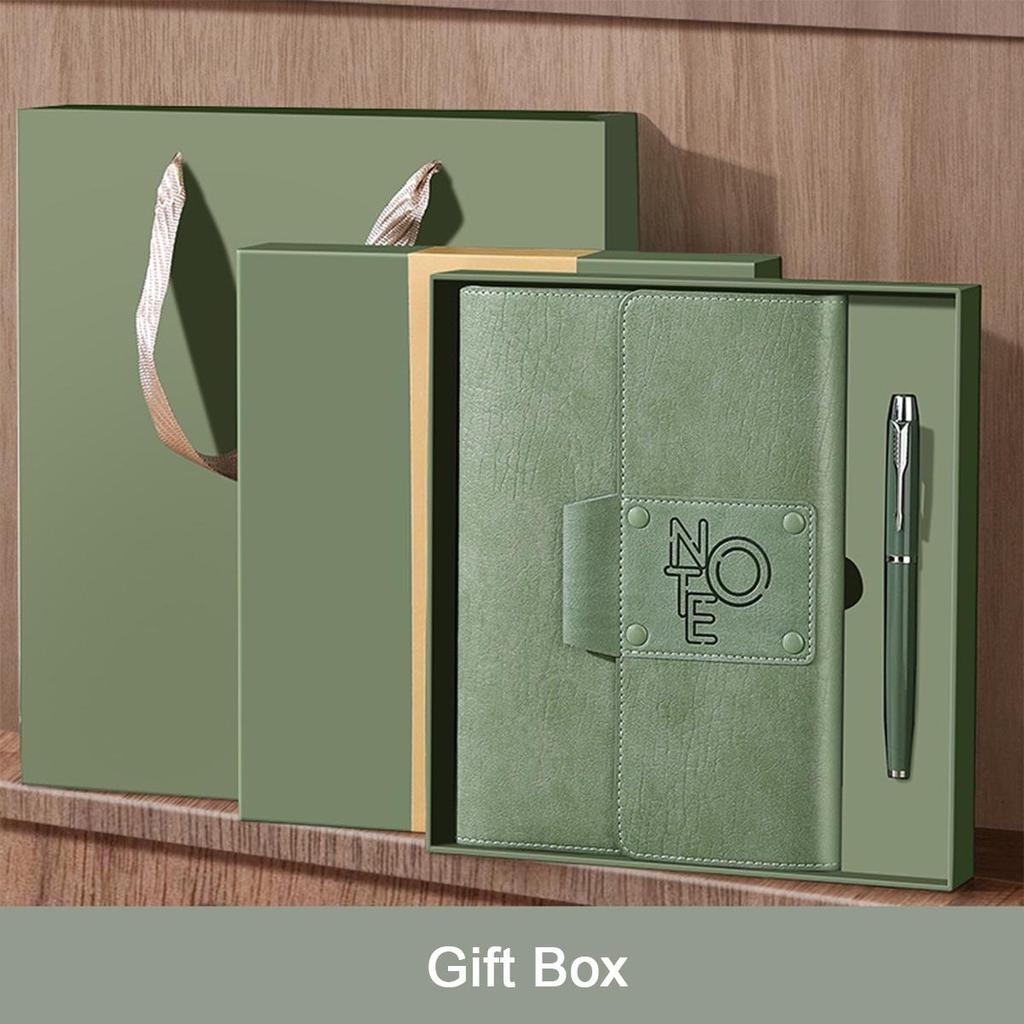 A5 Leather Student Subject Notebook, Thick Diary, Buckle Work Notebook, Business Meeting Record Book, Excerpt Book, Lined Pages, Travel Diary