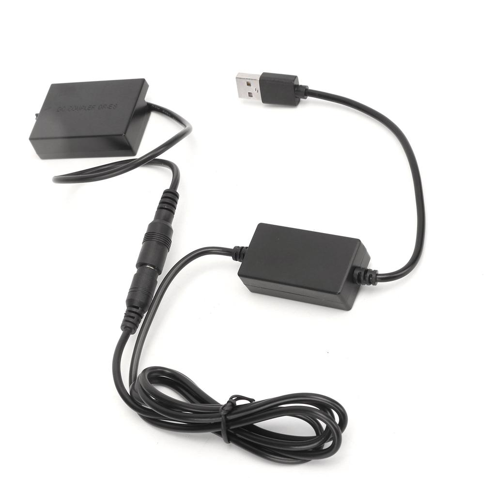 Адаптер питания-муляж аккумулятора LPE8 с кабелем USB для Canon 550D 600D Kiss X7i X6 X5