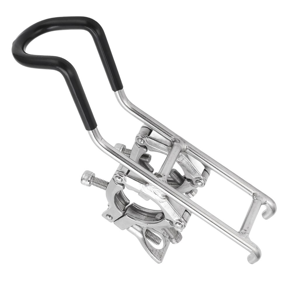 Boat Fishing Rod Holder 316 Stainless Steel Double Clamp Adjustable Rack for Yacht Speed Boats