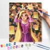 Disney Рапунцель DIY Масляная живопись Арт-набор для рисования Декор для дома Ручная работа Подарок Принцесса Запутанная Плавающие фонарики Красивое настенное искусство
