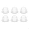 6Pcs Earbuds Tips Cap Covers Silicone Ear Portable Soft Earpads Eargels for Audio In