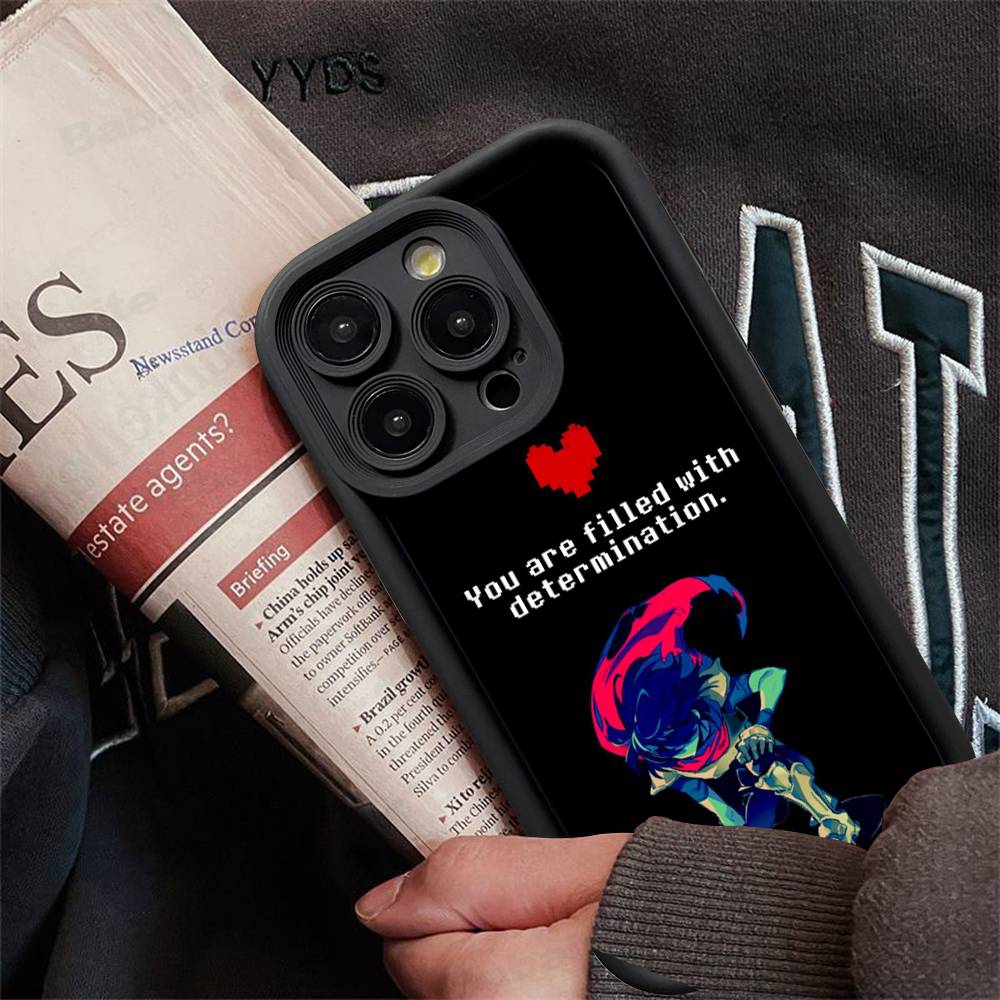 Чехол для телефона D-Deltarune Ralsei для iPhone 16 15 14 Plus 13 12 11 17 Pro Max Pro Мягкий чехол